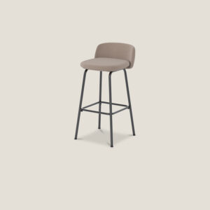 Kalvin High Stool (Low Back) - Metal