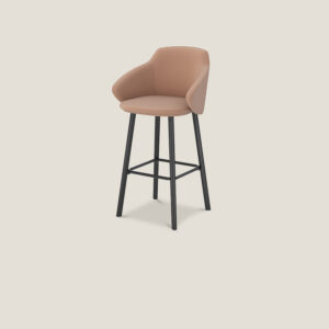 Kalvin High Stool (High Back) - Wood